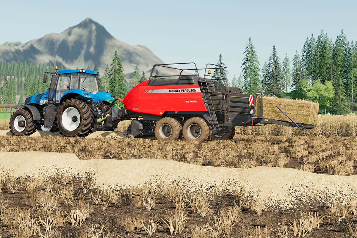 Download The Massey Ferguson 2270 Xd Square Baler Fs19 Mods