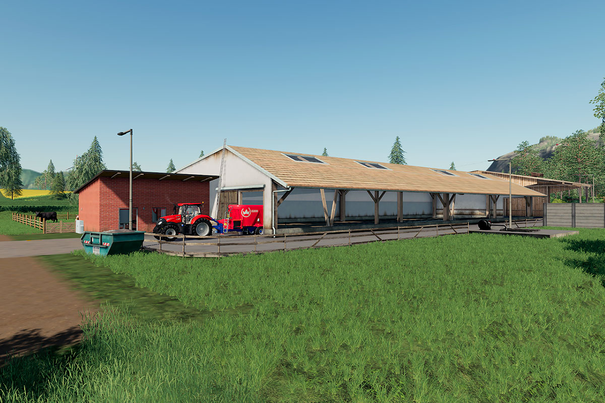 Placeable Cow Pasture Dairy Farm V Fs Farming Simulator D