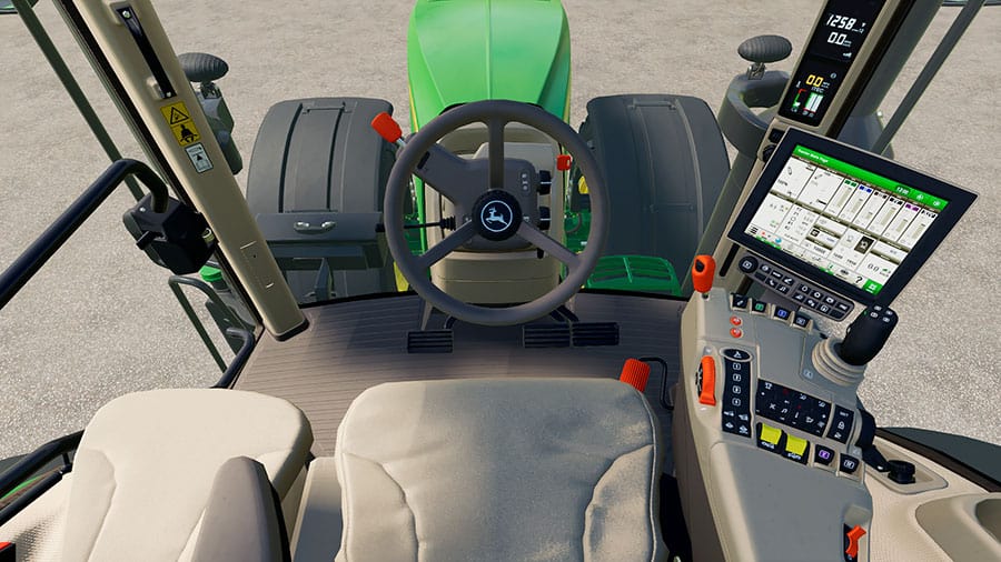 Управление трактором джон дир. Управление трактором джон дир. Джон дир 7 в кабине. John deere 6195 кабина. Управление трактором джон дир.