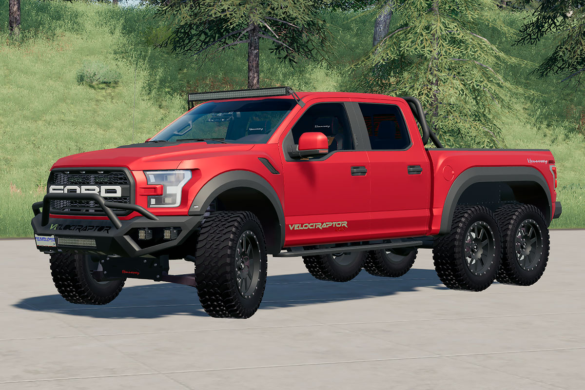 Download FS19 Mods Ford F150 Velociraptor Truck Mod 1.0.