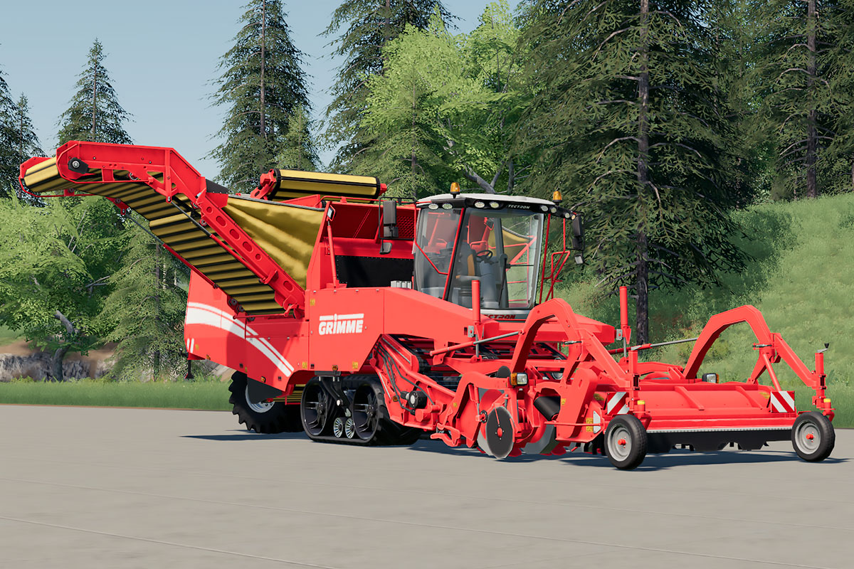 FS19 Mods The Grimme Tectron 415 Potato Harvester Yesmods.
