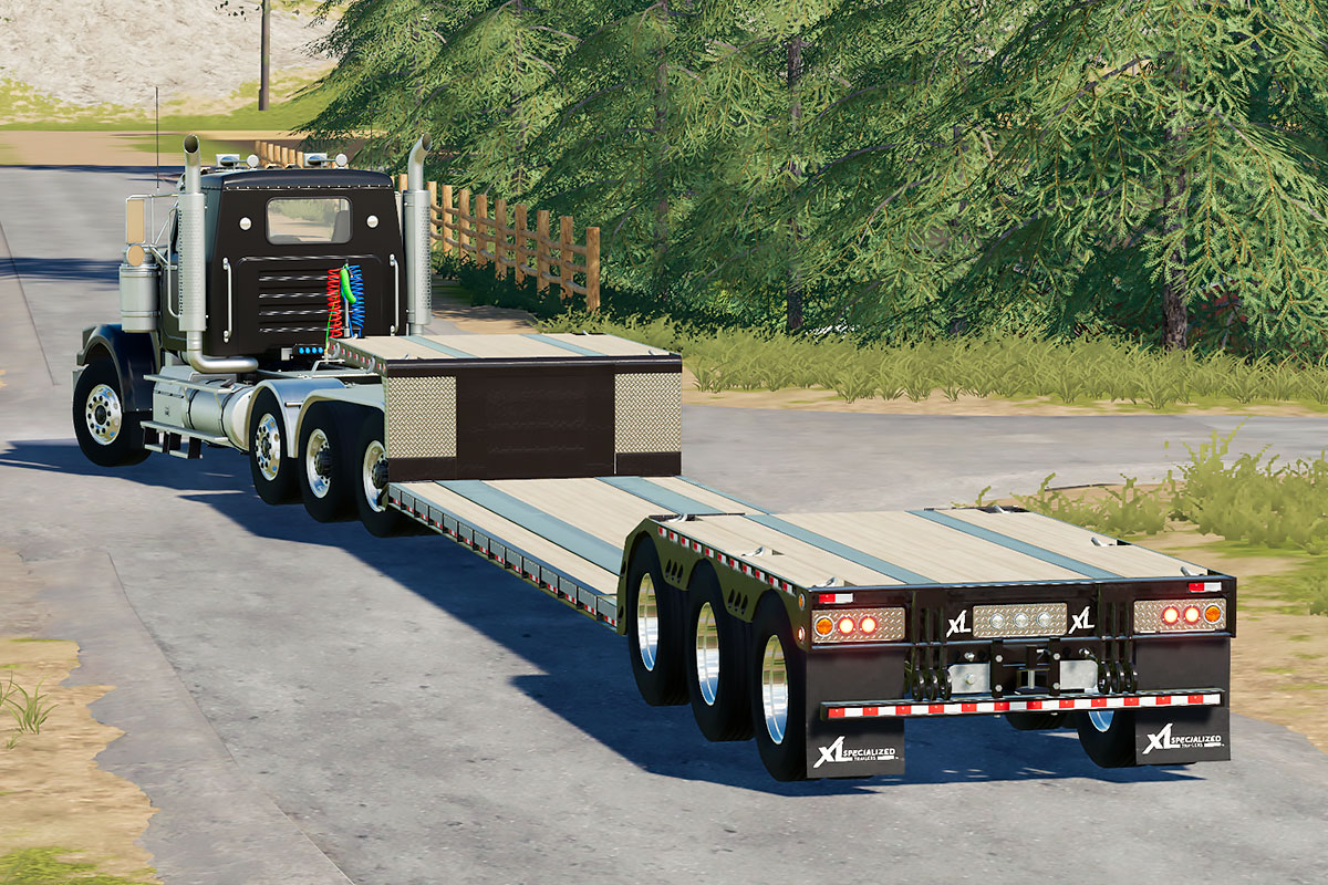 FS19 Mods The XL Specialized Trailers 110-MFG Gooseneck Yesmods.