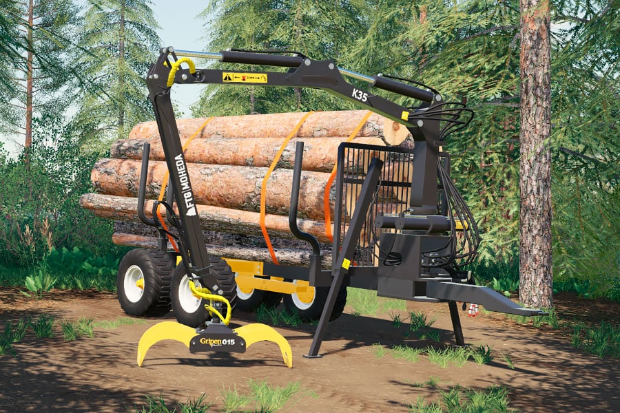 FS19 Mods • Moheda Timber Trailer • Yesmods