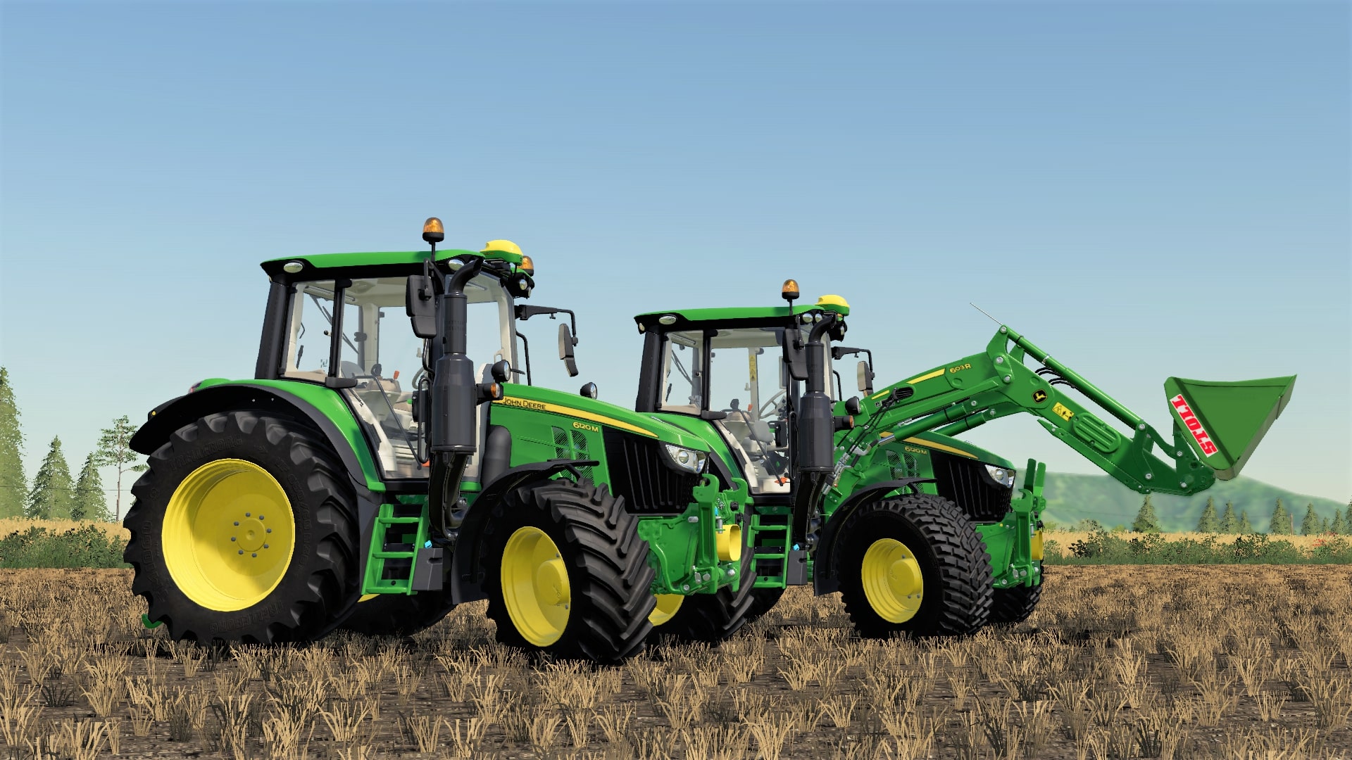 Две тракторные. John Deere 6110. Трактор Джон Дир John Deere. Трактор John Deere 6110b. John Deere 6135.